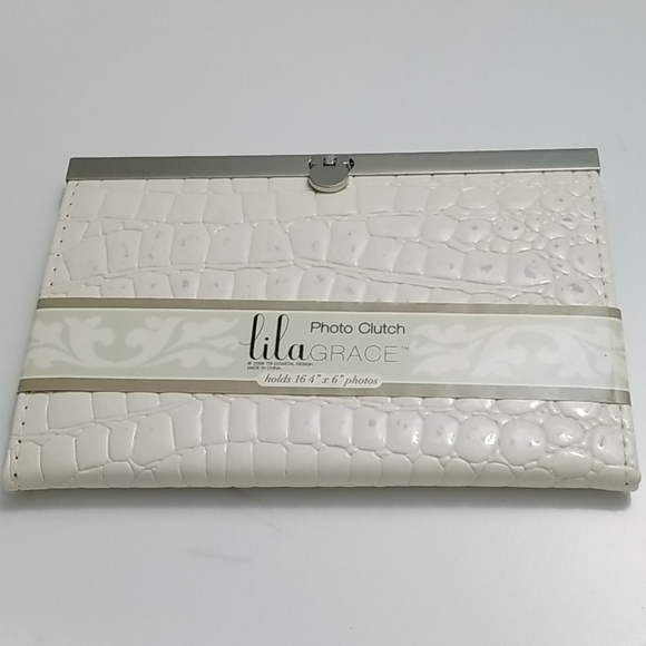 Lila grace photo clutch white NWT - Picture 5 of 6
